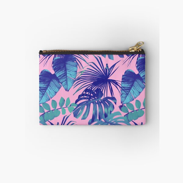 Item preview, Pink & Blue Tropical Palm Leaf designed and sold by newburyboutique.