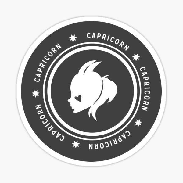 Capricorn - Dark Sticker