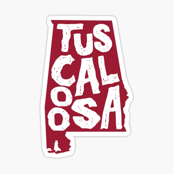 Item preview, Tuscaloosa Alabama Crimson and White designed and sold by lillyst19.