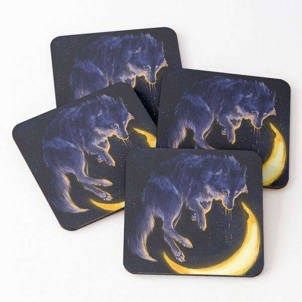Item preview, Wolf eating the moon designed and sold by Jordan Hempstead.