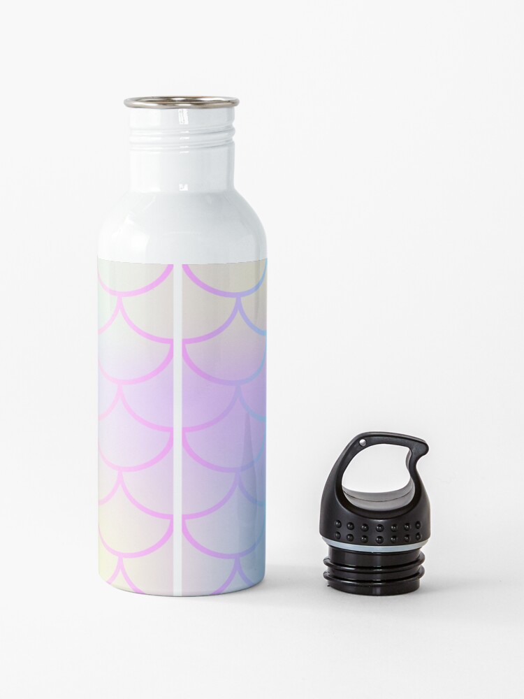 Alternate view of Pastel Rainbow Mermaid Water Bottle