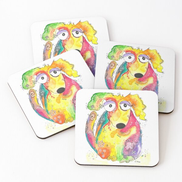 Item preview, Colorful dog designed and sold by IDeee.