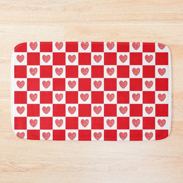 Item preview, Checkered Red Hearts designed and sold by lornakay.