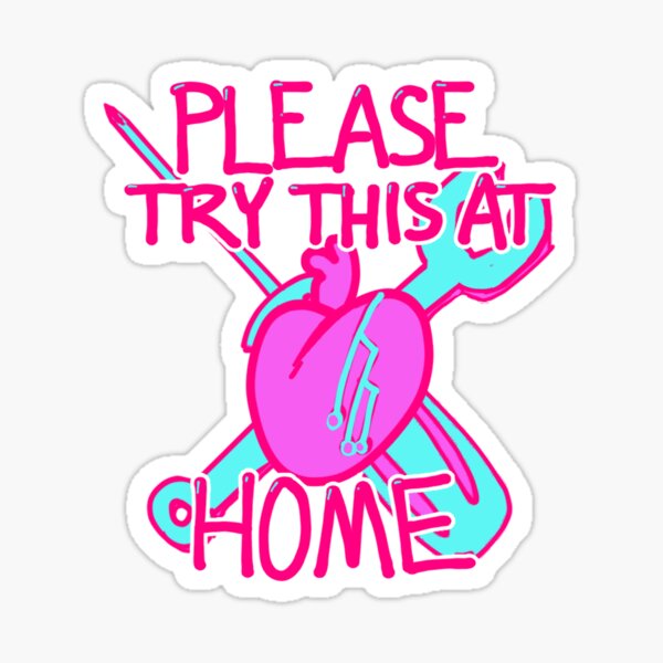 heart and crosstools- text Sticker