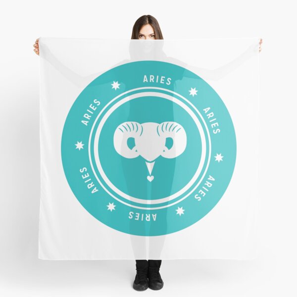 Aries - Teal Scarf