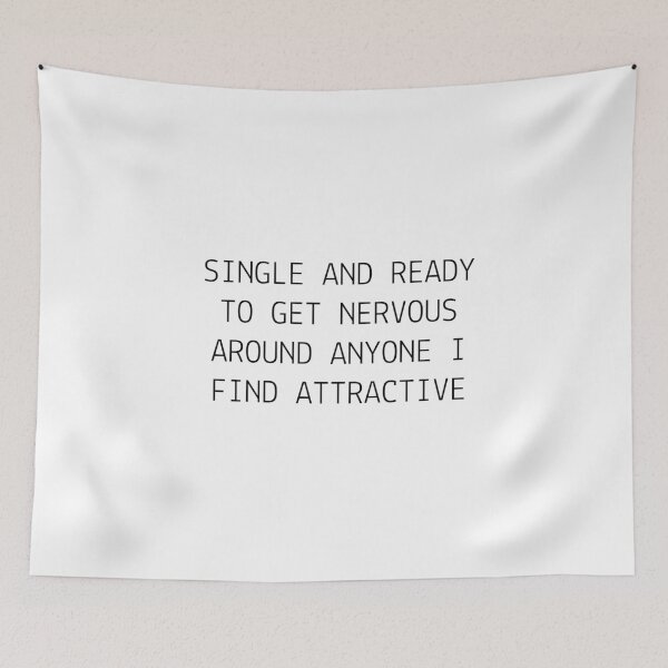 Item preview, single and nervous designed and sold by sillyquestions.