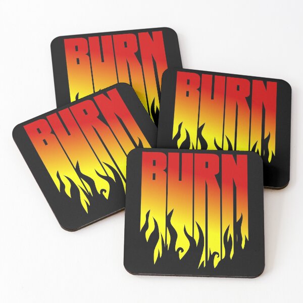 Item preview, BURN - Black Flame designed and sold by drbozzo.
