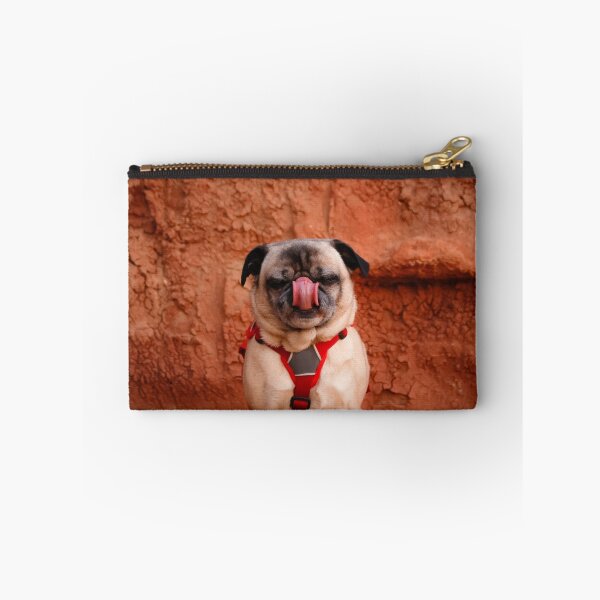 Item preview, Desert Red Rock and Pug Pink Tongue designed and sold by pugventurephoto.