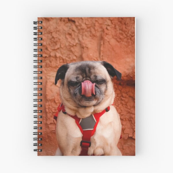 Item preview, Desert Red Rock and Pug Pink Tongue designed and sold by pugventurephoto.