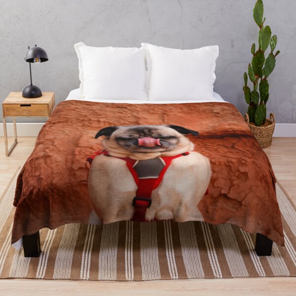 Item preview, Desert Red Rock and Pug Pink Tongue designed and sold by pugventurephoto.