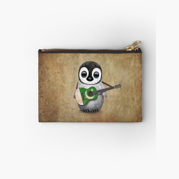 Item preview, Baby Penguin Playing Pakistani Flag Guitar designed and sold by JeffBartels.