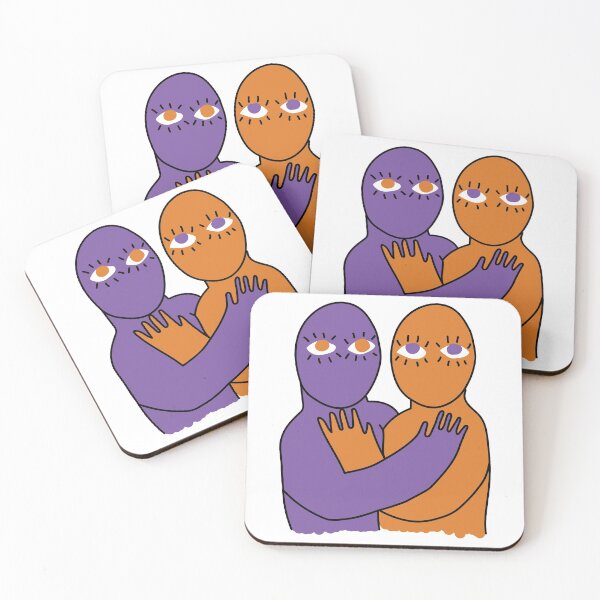 Item preview, purple & orange lesbians designed and sold by celia martin.