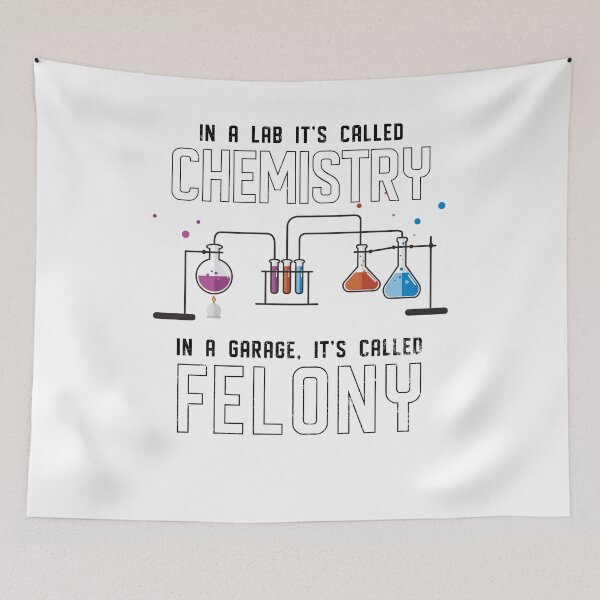 Item preview, Laboratorio Química Garaje Felonía Ciencia Nerd Geek Divertido designed and sold by findgreatshirts.