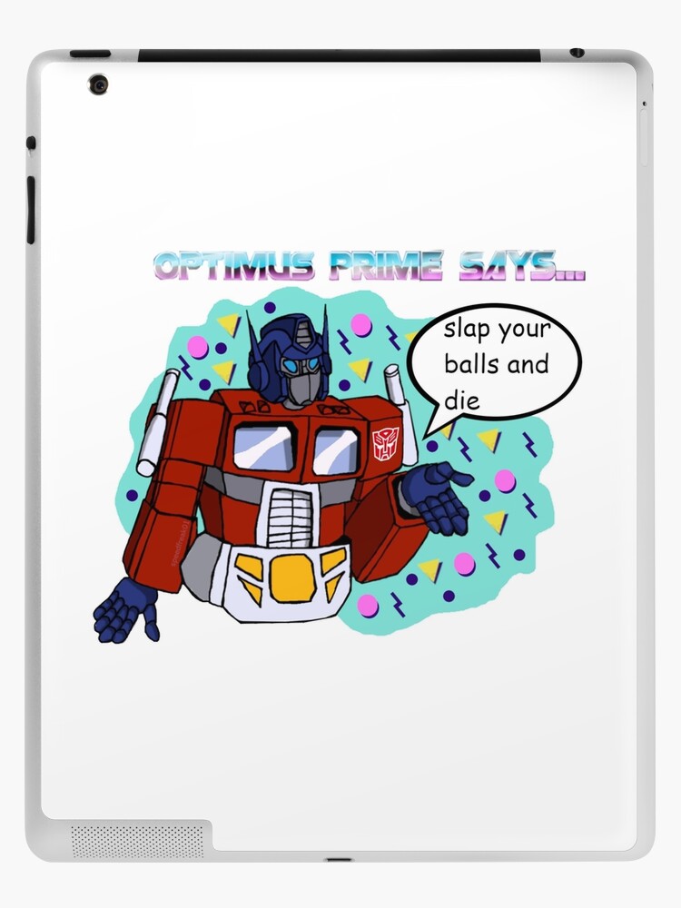 Transformers Prime Optimus Graphic Design iPad Case & Skin for