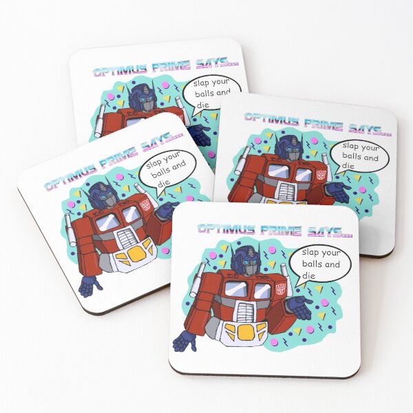 Item preview, Classic Optimus Prime Quote designed and sold by Umar Ali.