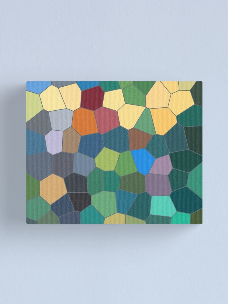Thumbnail 1 of 3, Canvas Print, Stained Glass Rousseau Three designed and sold by Ann Kronick.