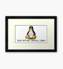 Linux - Get Install Linux Framed Print