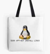 Linux - Get Install Linux Tote Bag