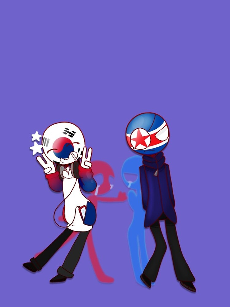 "Countryhumans South Korea and North Korea" iPhone Case ...