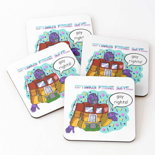 Item preview, Optimus Prime Says Gay Rights designed and sold by Umar Ali.