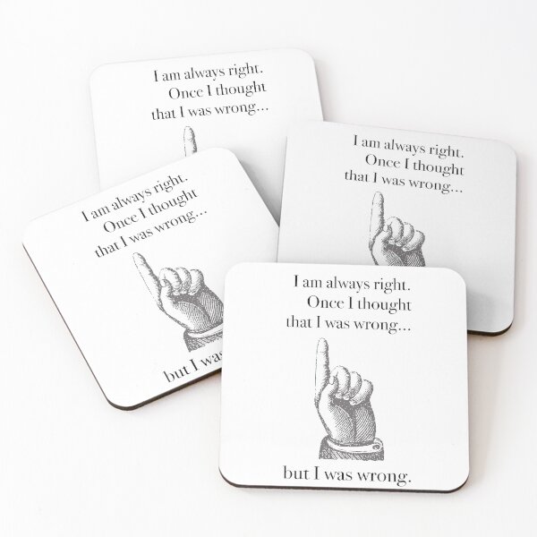 Item preview, I am always right. designed and sold by Marina Leal.