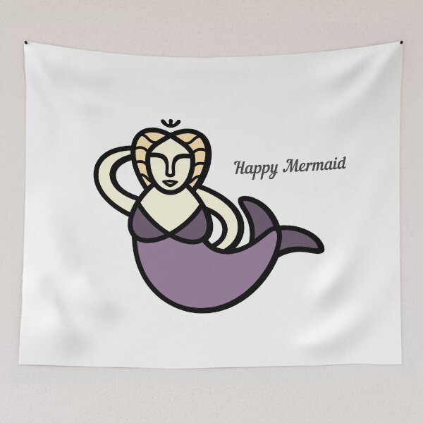 Item preview, Happy mermaid designed and sold by ce-horvath.