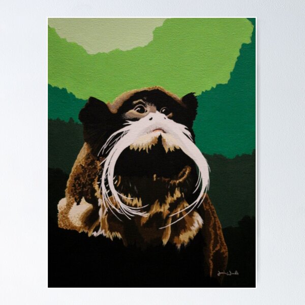 Item preview, Emperor Tamarin  designed and sold by BLACKPALMDESIGN.