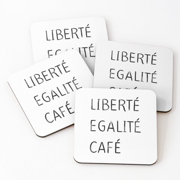 Item preview, Liberté, egalité, café - black designed and sold by deboracabral.