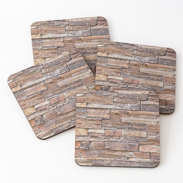 Item preview, Surface of a dry wall made of slate stones. designed and sold by Zosimus.