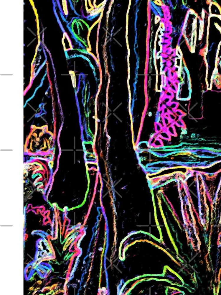 Thumbnail 4 of 4, Samsung Galaxy Phone Case, Neon Lights Rousseau designed and sold by MidModStyle.
