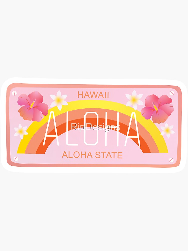 ワイキキ Aloha State プレート ワイキキ Aloha State プレート