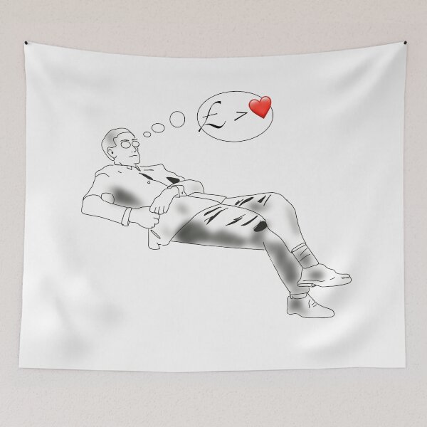 Item preview, Jacob Rees-Mogg Thinking Of Money and Love designed and sold by weavernap.