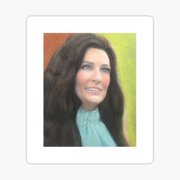 Loretta Lynn Portrait Sticker