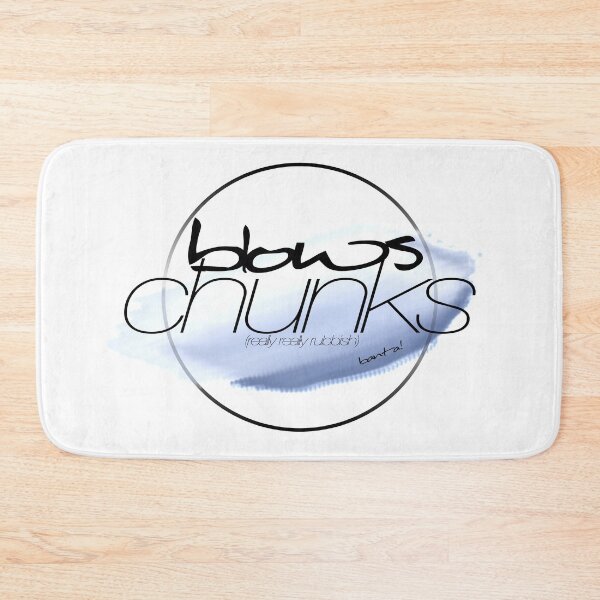 Item preview, Blows Chunks - circled big blue designed and sold by Banta.