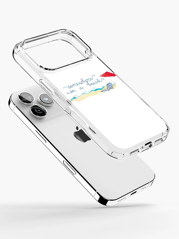 Thumbnail 2 of 5, iPhone Case, Somewhere on a Beach Sticker designed and sold by RipDesigns.