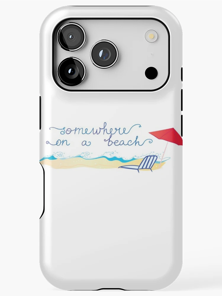 Thumbnail 1 of 4, iPhone Case, Somewhere on a Beach Sticker designed and sold by RipDesigns.