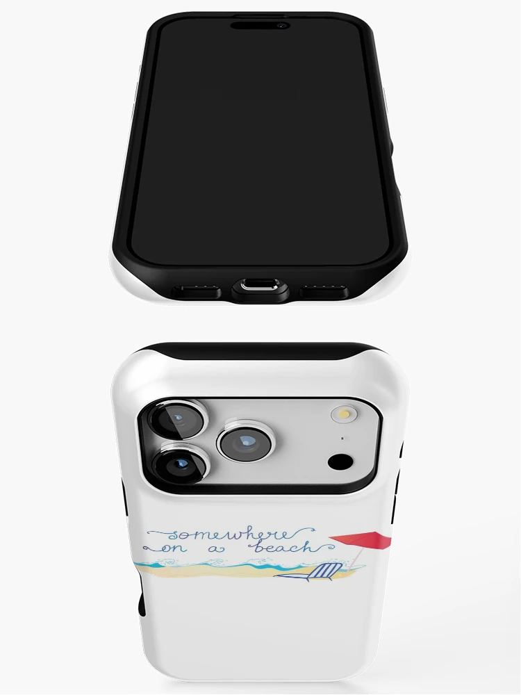 Thumbnail 3 of 4, iPhone Case, Somewhere on a Beach Sticker designed and sold by RipDesigns.