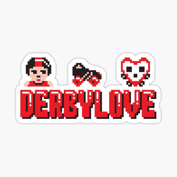 Item preview, Derbylove 8 -bit designed and sold by bombpop13.