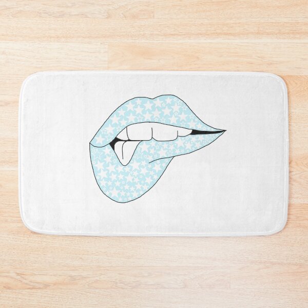 Item preview, blue star lips  designed and sold by aprilconway.