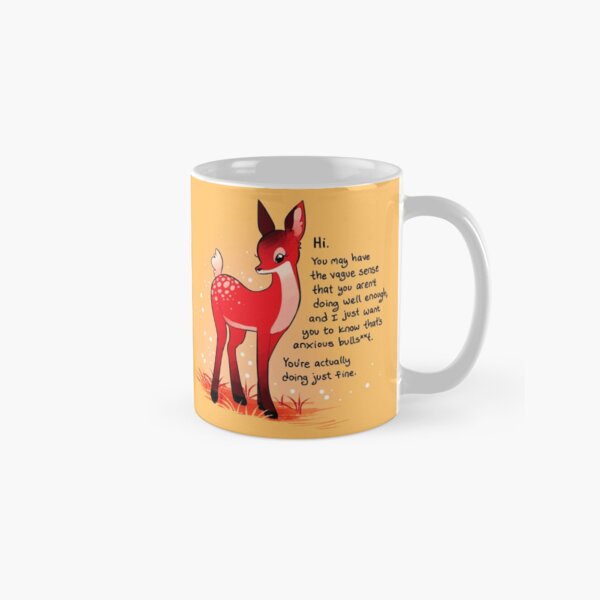 Item preview, "You're actually doing just fine" Baby Deer designed and sold by thelatestkate.