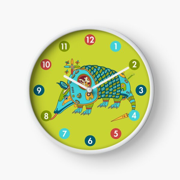 Armadillo, from the AlphaPod collection Clock