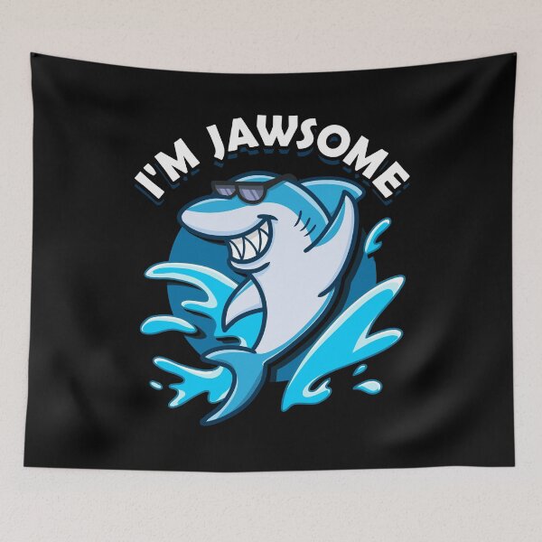 Item preview, Cute Shark Jawsome Gift Idea designed and sold by phoxydesign.