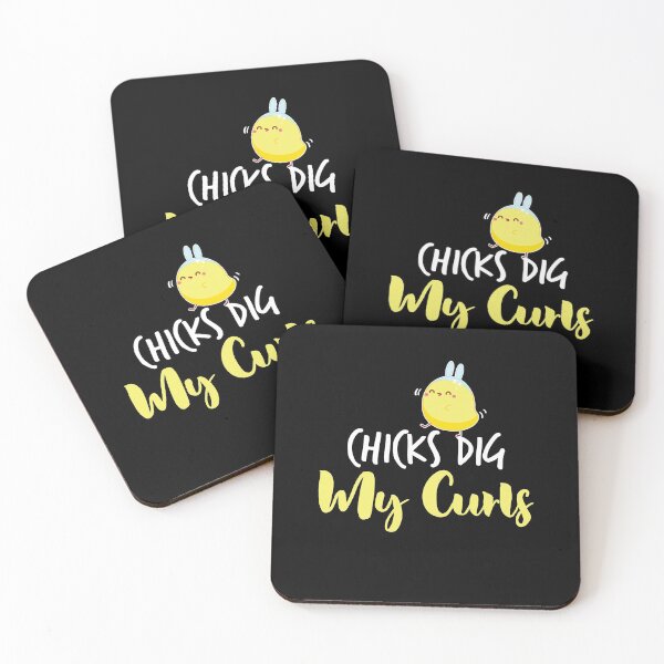 Item preview, Chicks Dig My Curls Funny Curly Hair Cute Saying Gift designed and sold by Dressed For  Duty.