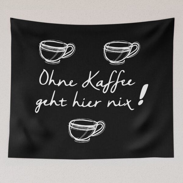 Item preview, nothing goes without coffee here designed and sold by TShirtsByMs.