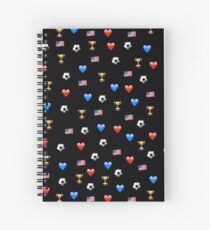 USWNT Weltcup Emojis Spiralblock