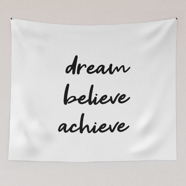 Item preview, dream believe achieve designed and sold by AnassBachar.