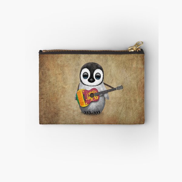 Item preview, Baby Penguin Playing Sri Lanka Flag Guitar designed and sold by JeffBartels.