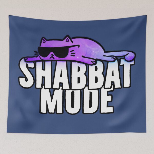 Item preview, Lazy Shabbat Fashion Cat designed and sold by RAWWR.