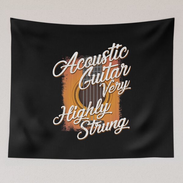 Item preview, Acoustic Guitar Very Highly Strung Guitarist designed and sold by phoxydesign.