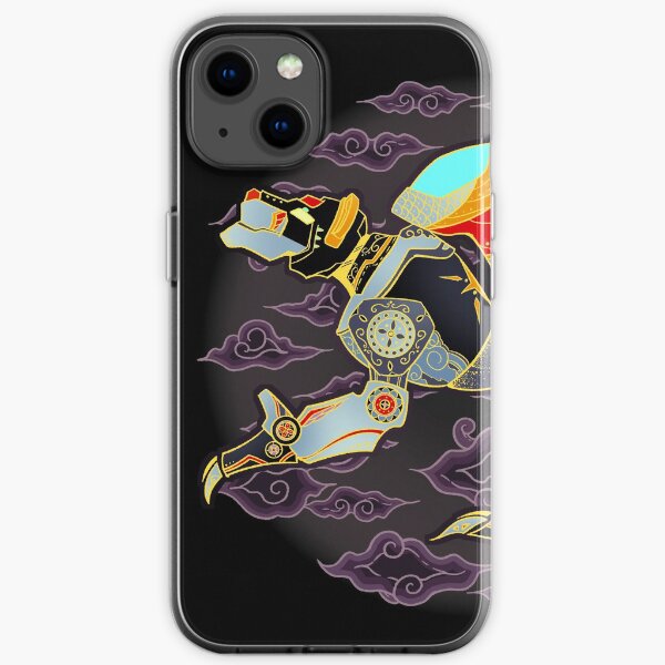 Schwarzer Löwe Batik iPhone Flexible Hülle
